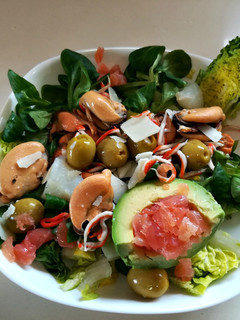 Una foto de Ensalada marinera