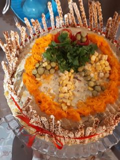 عکسی از دستور سالاد الویه