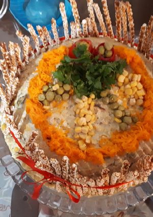 عکسی از دستور سالاد الویه