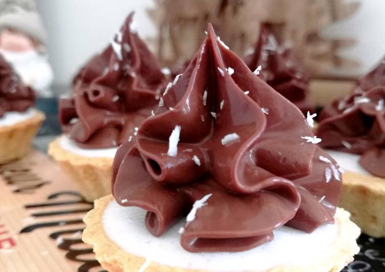 Comment Faire Des Mini tartelettes noix de coco/chocolat au fruits de la passion
