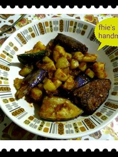 Foto resep Balado Terong Kentang Simpel