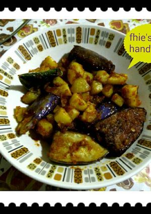 Foto resep Balado Terong Kentang Simpel