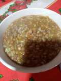 Lentejas con zapallo ñami ñami para un día frío nada más rico