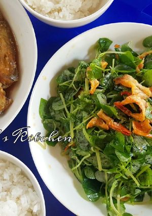 Hình của món Gỏi càng cua tôm khô.