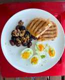 Desayuno rico en proteínas