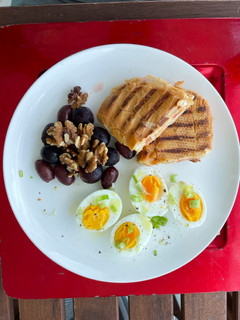 Una foto de Desayuno rico en proteínas