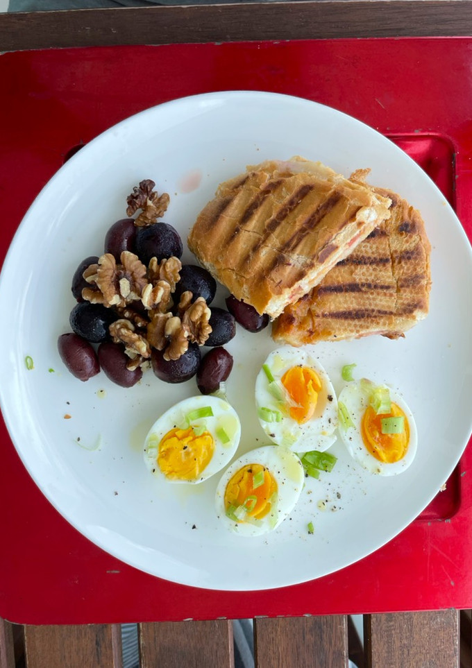 Una foto de Desayuno rico en proteínas