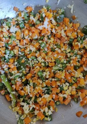 A picture of Carrot Beans poriyal.