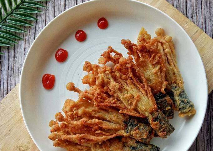 Resep Jamur Enoki Nori Crispy Oleh Ayu Mama Aura Cookpad