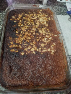 Una foto de Torta con vino y nueces