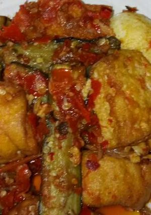Foto resep Balado tahu terong telor