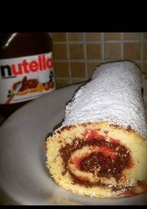 Foto di Rotolo alla nutella e alchermes