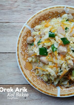 Foto resep Orak Arik kol Bakso