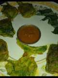 Poi spinach pakode