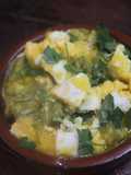 Ensalada con ajonesa de zanahoria