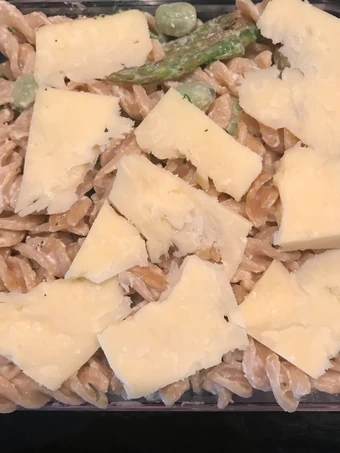 Easy Steps to Prepare Recipes Spring vegetable creamy dill pasta the So Delicious Really Delicious.