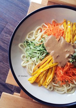 3F Kitchen - 自製麻醬涼麵 / 蛋素 的食譜成品照片
