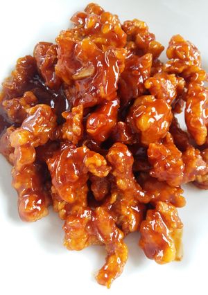 Foto resep Chicken popcorn saos asam manis