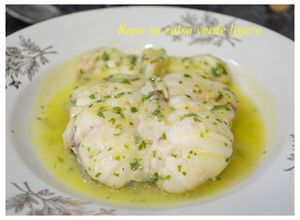 Foto principal de Rape en salsa verde ligera. (Thermomix)