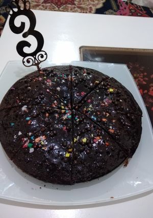 عکسی از دستور کیک شکلاتی