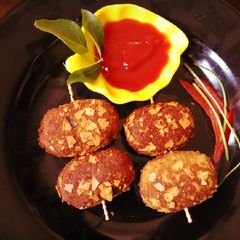 A picture of Fish kurkure.