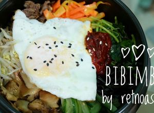 Foto resep Bibimbap / Nasi Campur Korea