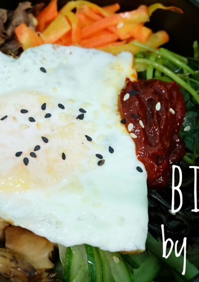 Foto resep Bibimbap / Nasi Campur Korea