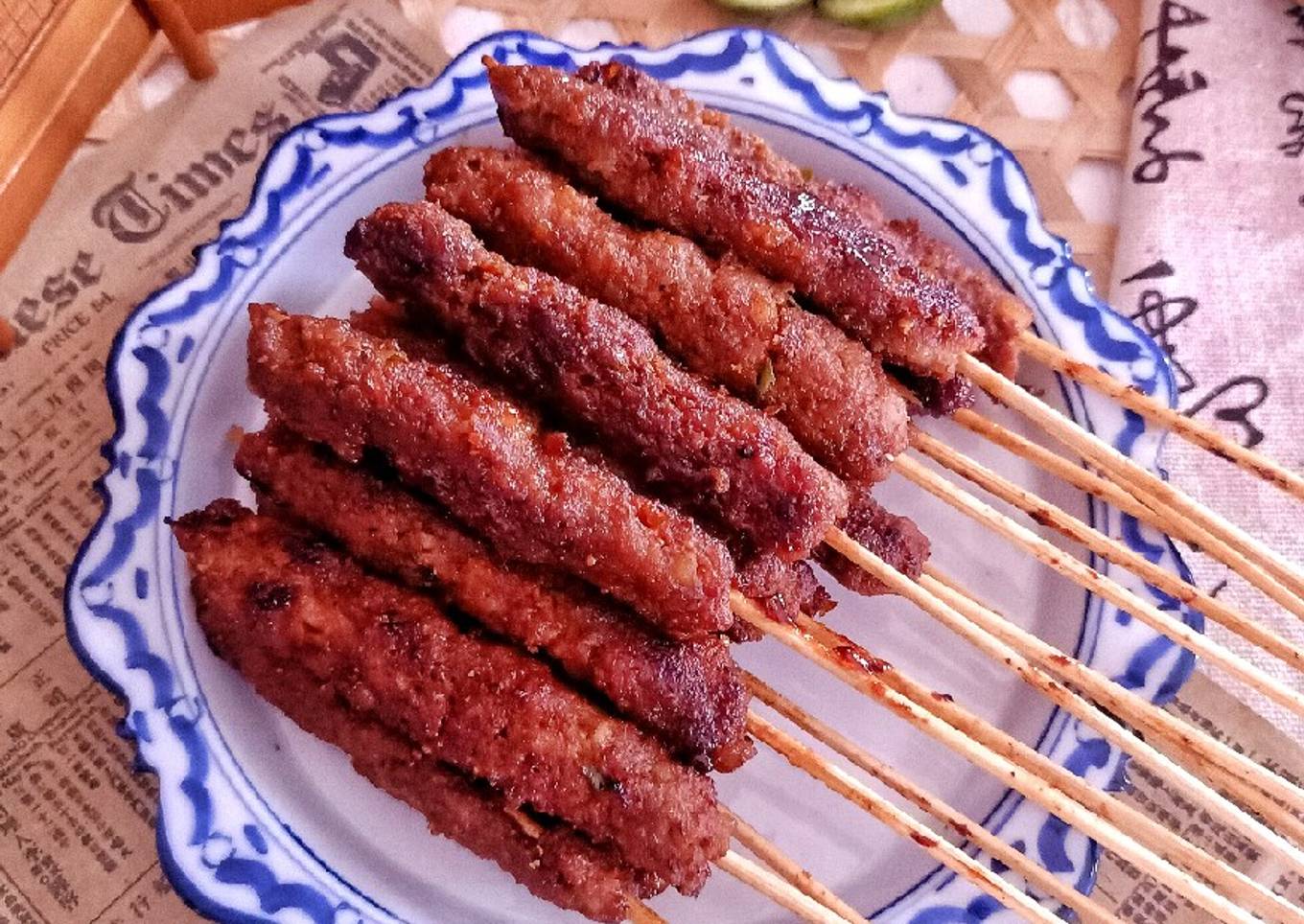 Minced Pork Satay🐷