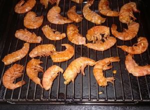 Una foto de Langostinos con salsa gochujang (Picante)