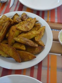 صورة لوصفة بطاطا ودجز بالفرن 🍟😋