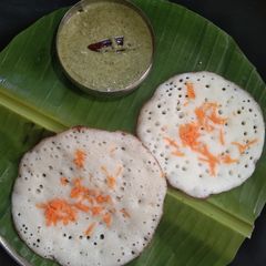 Set Dosa and chutney A picture of Set Dosa and chutney.