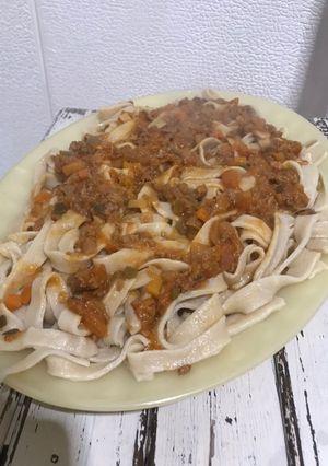 Una foto de Tagliatelles caseros 🍝