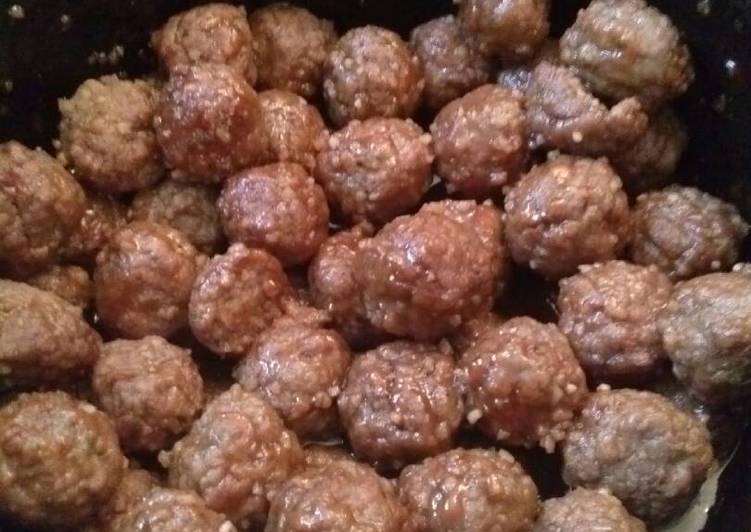 Simple Way to Make Ultimate Honey Garlic Crockpot Meatballs