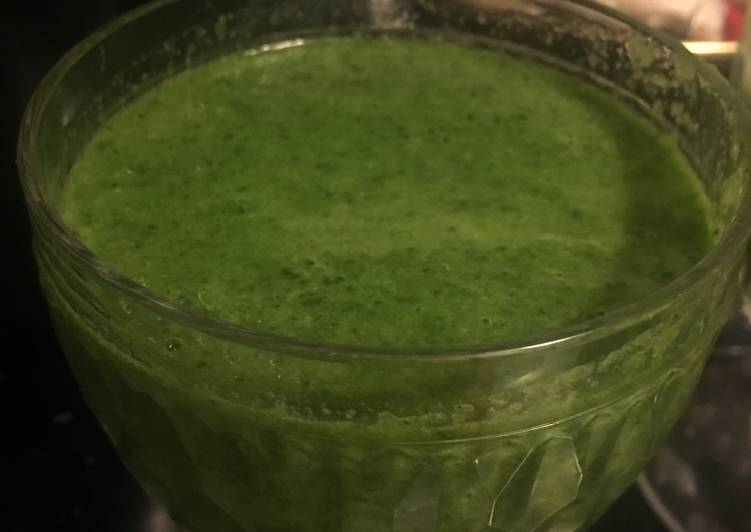 Steps to Prepare Award-winning Spinach smoothie (p5in) keto