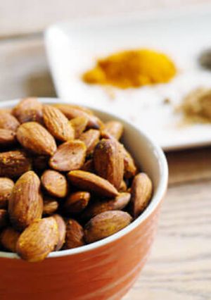A picture of Curried Almonds in Your Crock Pot.