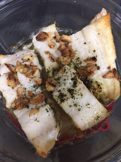 Una foto de Bacalao al ajillo en horno