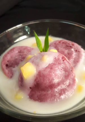 Foto resep Serabi Ubi Ungu (Kinca Nangka)