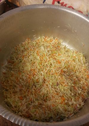 A picture of Steamed cabbage.
