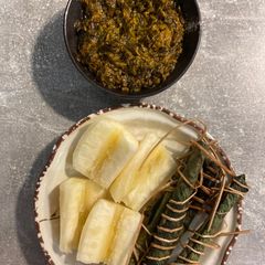A picture of African meal recipe.