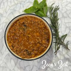 A picture of Bolognese Sauce.