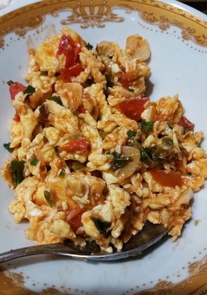 Foto resep Telur orak arik saus tomat