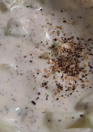Una foto de Salsa de yogur