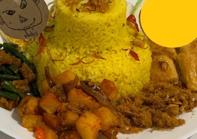 Yuk intip, Cara  buat Nasi kuning simple yang sedap