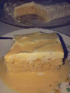 صورة لوصفة كيكة الزعفران 💛🧁