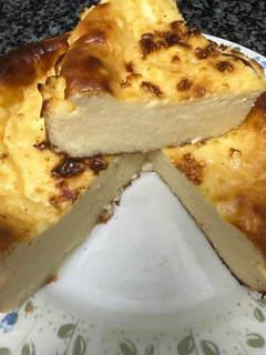 Una foto de 490. Tarta de queso rústica (postre)
