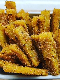 Foto di Patatine di polenta croccanti al forno