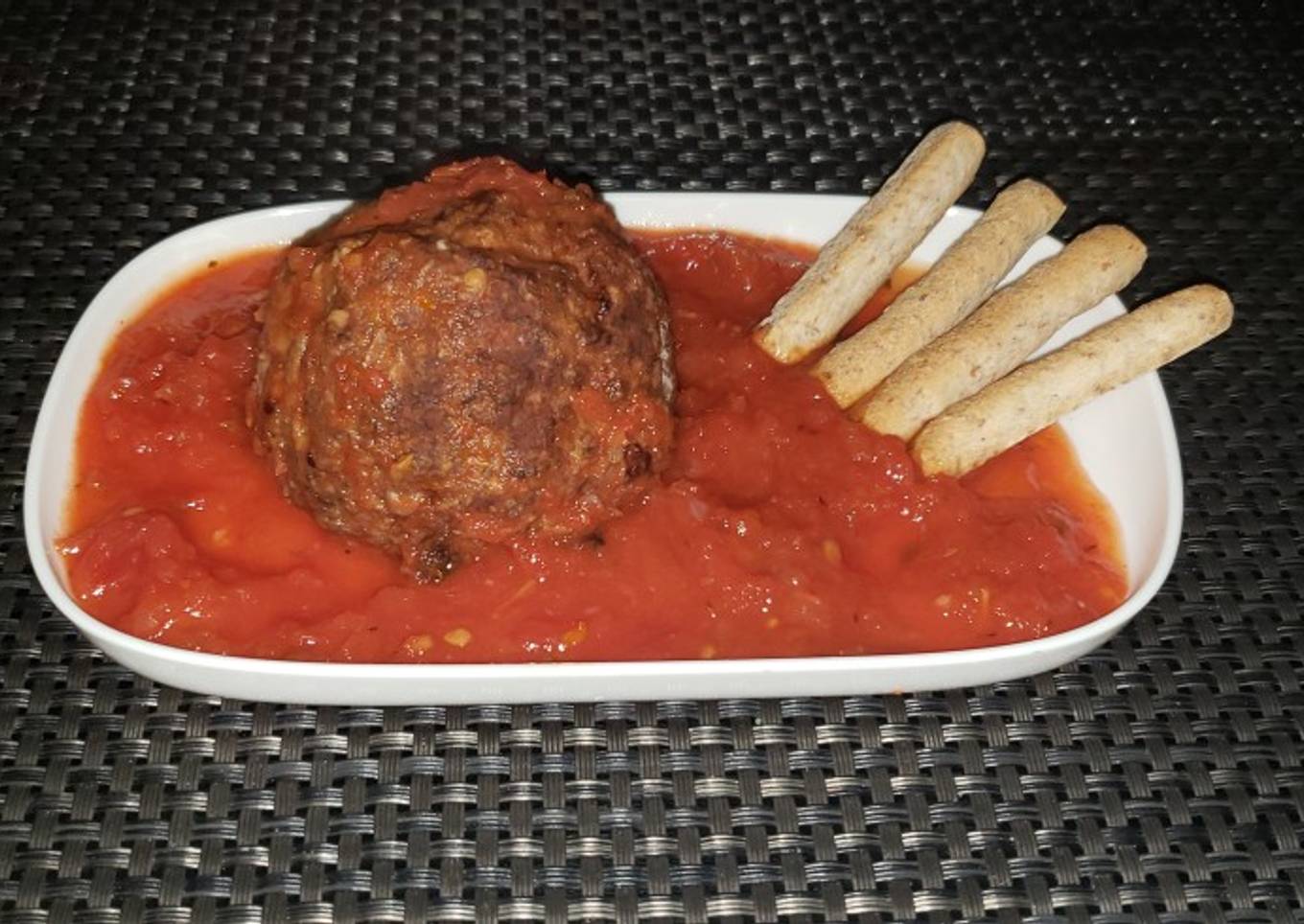 Albóndigas al horno con tomate