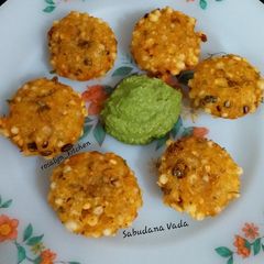 Sabudana Vada A picture of Sabudana Vada.