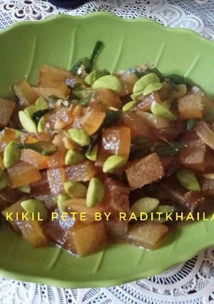 Foto resep Oseng kikil pete