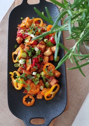 A picture of Chilli Paneer.